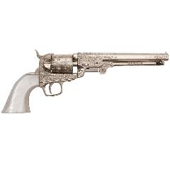 Револьвер США военно-морского флота США, Гражданская война, Кольт, 1851г., серебристый