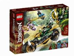 Конструктор LEGO Ninjago "Мотоцикл Ллойда для джунглей" (LEGO 71745), черный/зеленый