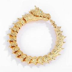 Браслет, gold dragon