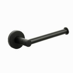 Держатель для туалетной бумаги Fixsen Comfort Black FX-86010A без крышки, черный, черный матовый