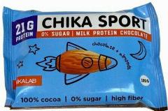 CHIKALAB ChikaSport Шоколад молочный протеиновый с миндалем (100 г) без сахара
