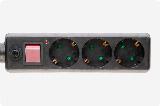 Сетевой фильтр DOFFLER SP 4013-1B 3 розетки, 1 м, черный — фото 3