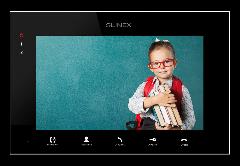 Видеодомофон Slinex SQ-07MT, 4.3", IP64, с сенсорным экраном в комплекте м вызывной панелью, черный