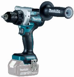 Аккумуляторная дрель-шуруповерт Makita DDF486Z, 81x178x217 мм, черный/голубой