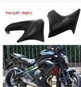 Матовый черный комплект для Kawasaki ER-6N 2012-2016, правая и левая панель ABS, боковые крышки радиатора, обтекатель, литье под давлением ER 6N ER6N, Черный — фото 2