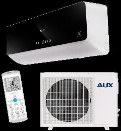 Сплит-система AUX ASW-H12B4/FJ-R1, комплект, неинвертор, черный, до 35 м, 75x28.5x20 см, 71x50x24 см