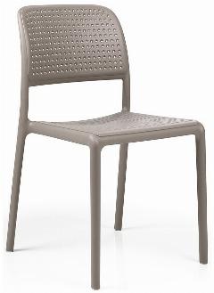 Садовый стул пластиковый Nardi Bora Bistrot, Италия, нагрузка до 120 кг, цвет тортора