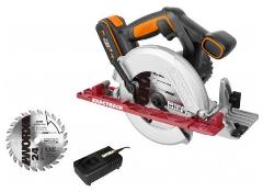 Пила дисковая аккумуляторная Worx WX530, черный/серый