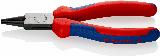 Круглогубцы KNIPEX, губки d3x30 мм, длина 160 мм, фосфатированные, 2-комп ручки KN-2202160 — фото 1
