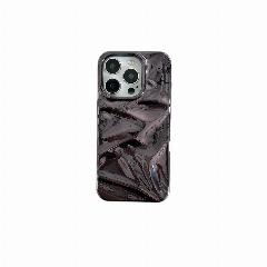 Чехол для телефона Qianliyao с гальваническим рисунком и водной рябью 3D для iPhone 16, 15, 14, 13, 12, 11 Pro Max 15pro, мягкая противоударная задняя крышка, 3, Для iPhone 15 Pro Max
