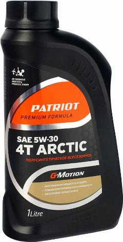 Моторное масло PATRIOT G-Motion Arctic 5W-30 полусинтетическое 1 л