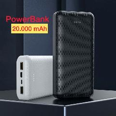 Портативный аккумулятор Borofone BJ3A Minimalist 20000mAh, black, упаковка: коробка
