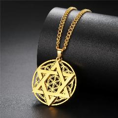 Колье MY SHAPE, 30*32mm/26*32mm, gold color