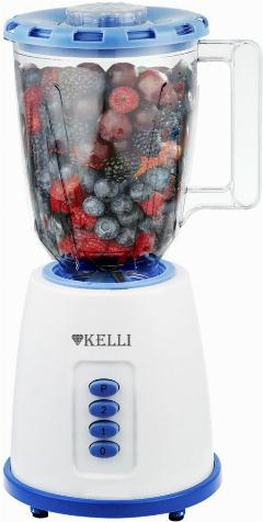 Блендер стационарный Kelli KL-5130, белый/синий
