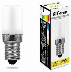 Лампа светодиодная Feron E14 2W 2700K Матовая LB-10 25295, цвет /, материал /