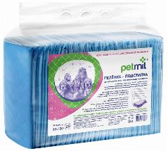 Пеленки впитывающие для животных Petmil 60 х 120 см 25 шт (1 шт)