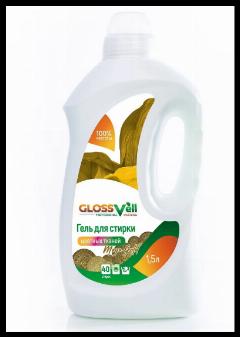 Гель для стирки цветного белья Glossvell Maya Gold 1,5л, серия Parfume