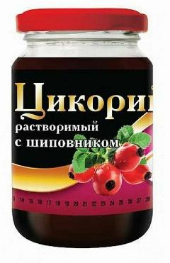 Цикорий Русский цикорий, растворимый, кофейный, с шиповником, 200 гр