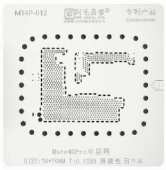 Трафарет AMAOE MT4P-012 T:0.12mm, серебристый