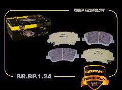 BRAVE BRBP124 oem колодка тормозная передняя kia cerato yd 2013-