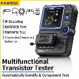 Тестер компонентов FNIRSI LCR-P1. Гарантия 2 года. 10 функций. LCR ESR NPN PNP MOSFET IR ., черный — фото 2