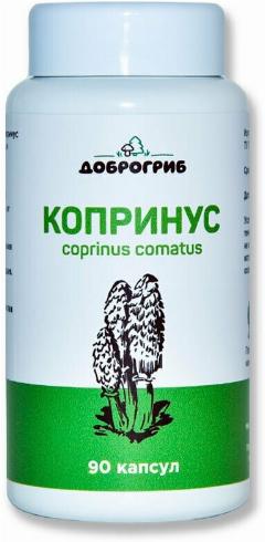 Копринус белый в капсулах, 90 шт
