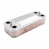 Теплообменник для котла IMMERGAS Mini, Victrix 1.022220 вторичный паяный ГВС 14 пластин, 191x35 мм, серебристый — фото 4