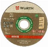 Диск отрезной по нержавеющей стали 125х1,0х22,2 мм WURTH 0669230121961 100 16000144 — фото 1