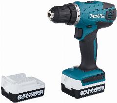 Аккумуляторная дрель-шуруповерт Makita DF347DWE, 83x198x235 мм, синий/черный