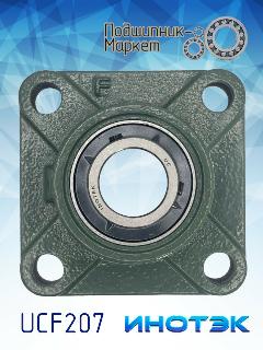 Корпусный подшипник ( узел) инотэк UCF207 (480207UСF)