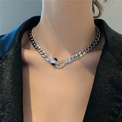 Цепь JWER, серебристый/белый, 35 см