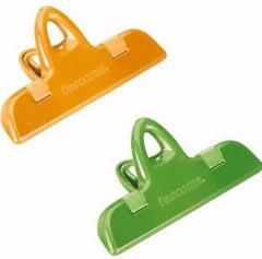 Клипса для пакетов Tescoma PRESTO, 11 см, 2 шт., желтый/зеленый