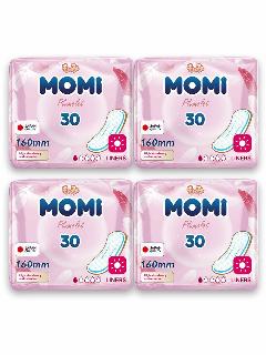 Гигиенические прокладки Momi Ежедневные 16 см 120 шт, белый