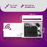 Полка для роутера на стену. Короб для роутера wifi Уфанет 28х19х10 см — фото 3
