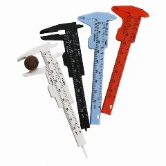 Мини пластиковый штангенциркуль GOODGOODDER 80 мм, Orange