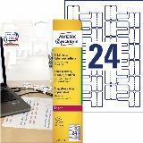 Этикетки Avery Zweckform [L7950-20] для проводов для лазерных принтеров (60x40 мм, 480 шт, 20 листов), белый — фото 2