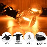 Светодиодная гирлянда D G40 теплый белый, 25PCS bulbs — фото 3