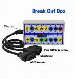 OBD2 Break Out Box OBD2 Breakout Box OBD2 Pin Out Box Детектор протокола OBDII Диагностический разъем