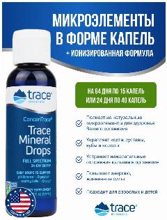 Trace Minerals Микроэлементы Trace Mineral Drops 59 мл