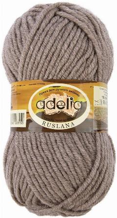 Пряжа ADELIA "RUSLANA" 75% акрил, 25% шерсть 100 г 100 м №03 бежевый
