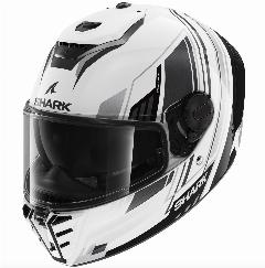 Шлем SHARK SPARTAN RS BYRHON White/Black/Chrome L, черный, серый, серебристый, белый