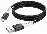 Data кабель USB HOCO X82 micro usb, 2,4A, 1 метр, черный — фото 2