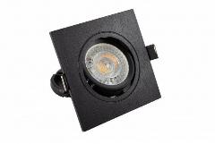 Denkirs (Денкирс) DK3021-BK Встраиваемый светильник, IP 20, 10 Вт, GU5.3, LED, черный, пластик