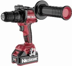 Дрель-шуруповерт аккумуляторная бесщеточная Neolaser NCDB-170, 20 В Li-ion 2x4 Ач