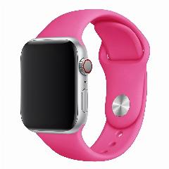 Ремешок силиконовый Sport Band для Apple Watch 42/44/45 mm Малиновый, 42-44-45 мм