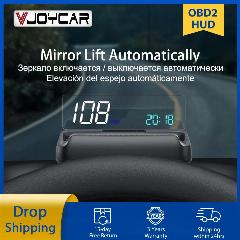 2022 новое зеркало HUD Дисплей вверх OBD2 лобовое стекло скорость зеркало проектора Лифт Автоматические RPM часы потребление масла хладагент MX10