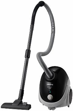 Пылесос для дома Samsung VCC5241S3K/XEV черный/серый, с мешком, 410 Вт, ebonyblack