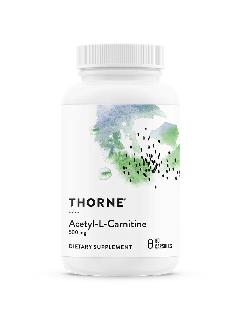 Аминокислота ацетил L-карнитин, Acetyl-L-Carnitine (Carnityl), Thorne Research, 60 капсул