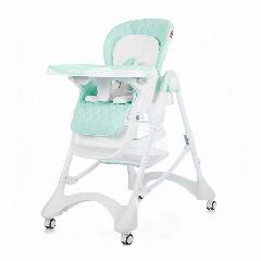 Стульчик для кормления CARRELLO "Caramel", sky blue, с регулировкой спинки, от 6 месяцев до 3 лет, 23x32 см, 56x29 см