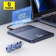 Аккумулятор Baseus Blade 65W с быстрой зарядкой 12000mAh для MacBook iPhone 15, черная